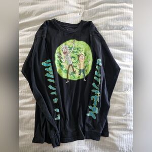 Mens sizing, Rick and Morty.